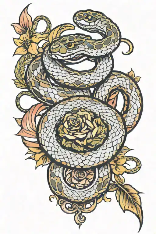 Top View Neotrad Snake Wrapping