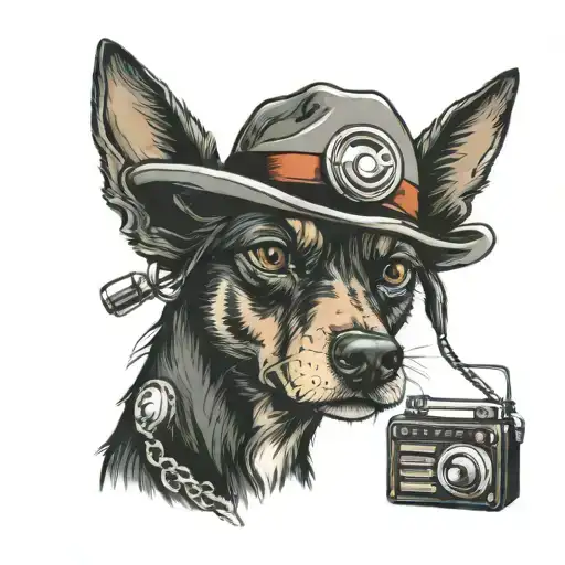Radio Dog With A Hat