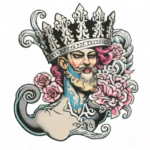 Mr Morale And The Big Steppers Crown On Top Of Waterpainted Ballerina's Head