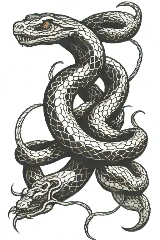 Gothic Demonic Snake