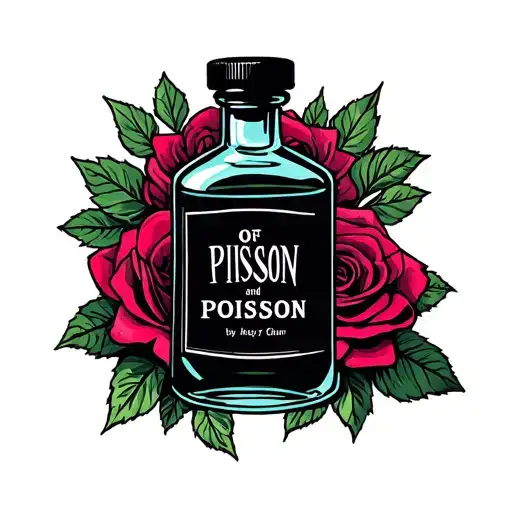A Bottle Of Poison And A Rose
