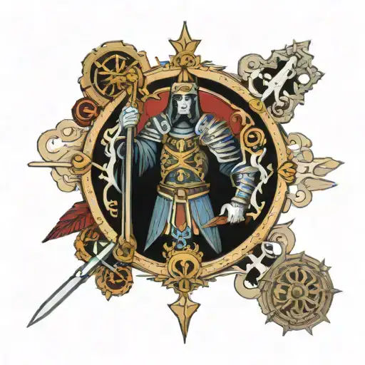 Warhammer Emperor Tarot Card
