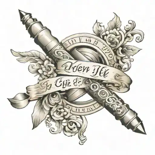 Ancient Roman Scroll Wrapped Saying When I Die Ill Go To Heaven Cause I Spent My Time In Hell