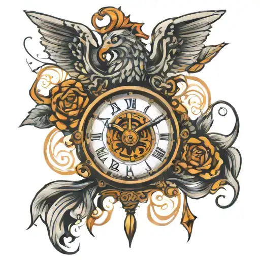 Aut Viam Inveniam Aut Faciam Over Clock Face