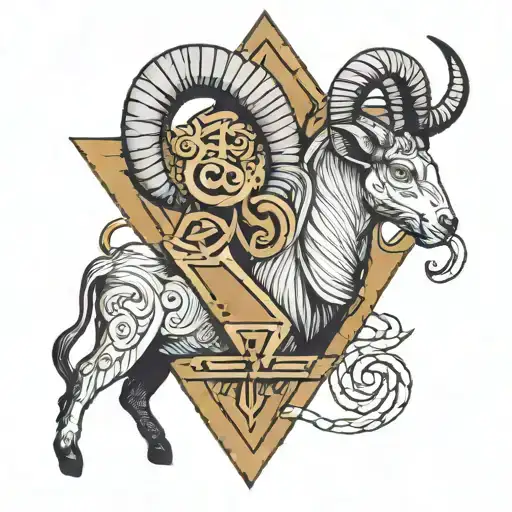 Aries And Triangle