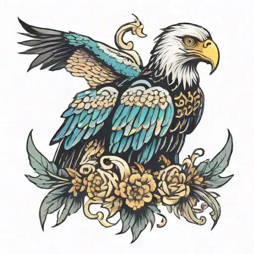 Mouri And Eagle And Sea