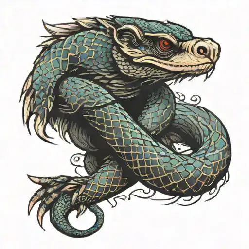 Honey Badger Snake Wrapped