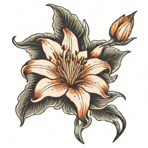 Lily Flower Blooming