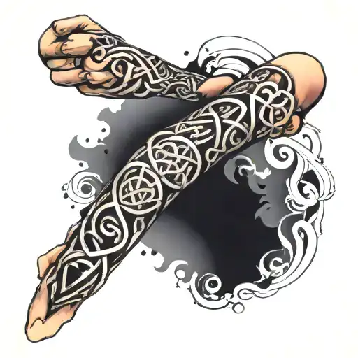 Lower Arm Sleeve Celtic