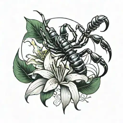 Scorpion And Spider Lily Flower