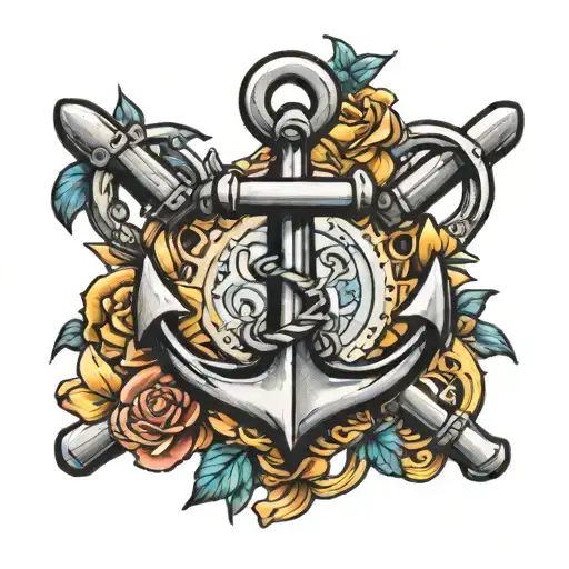 Anchor And Propellor