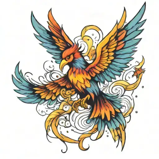 Pheonix Transforming Into Galaxy