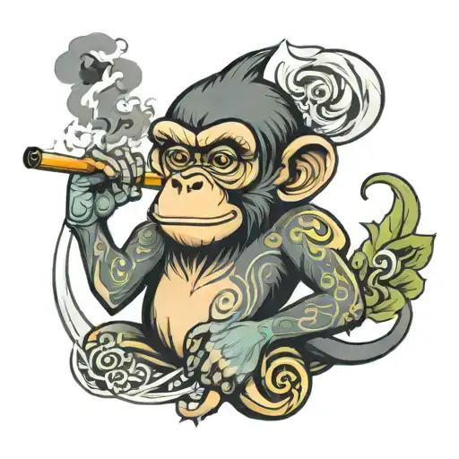 Smoking Monkey