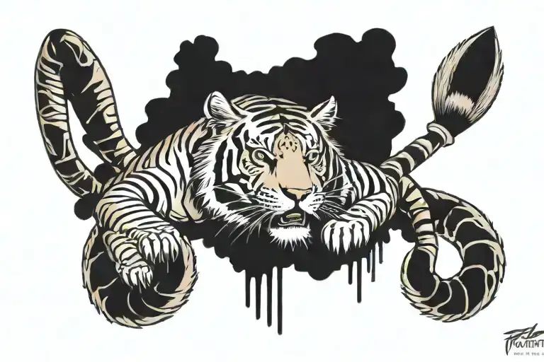 Tiger With Flo Et Un Hearthlocker