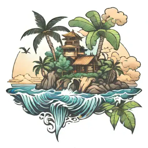 Island In The Middle Of The Ocean