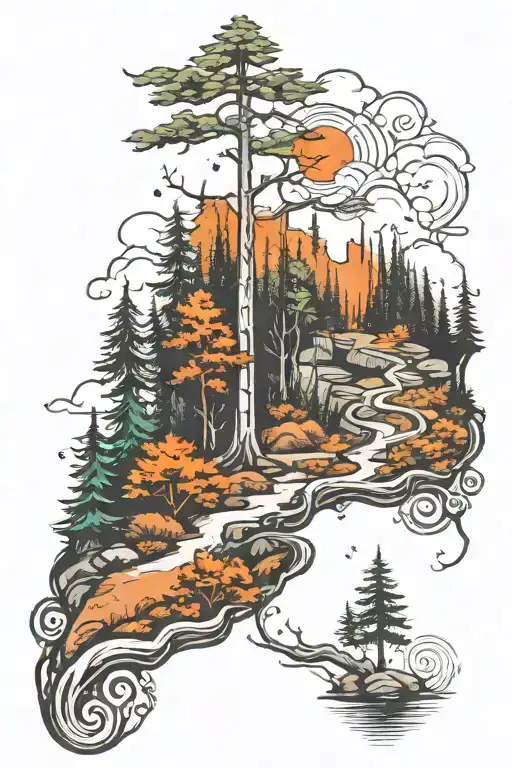 Forest Trail Winding