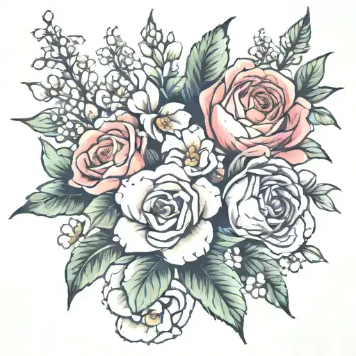 Birth Flower Bouquet