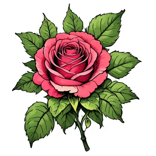 Yorkshire And Lancashire Rose Intertwined