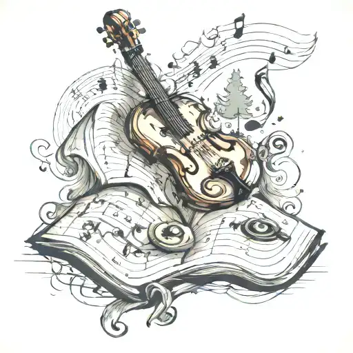 Fold Up Map And Music