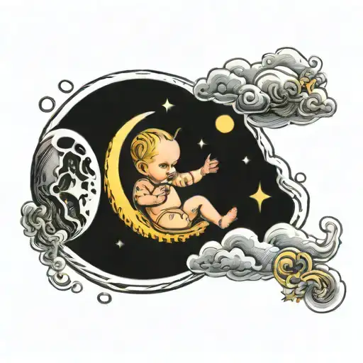 Fetus On The Moon