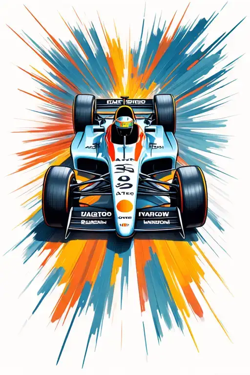 Formula 1 Car Racing Car Speeding