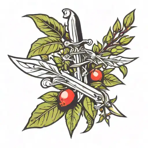 Dagger And Olive Branch