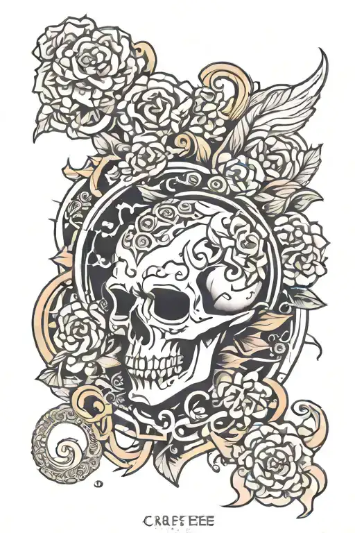J Card Line Tattoo Design Inspired