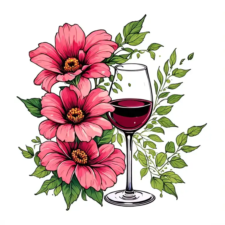 Flower And Wine