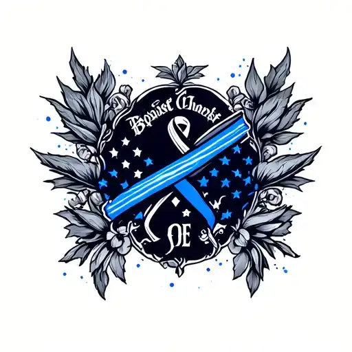 Thin Blue Line Breast Cancer