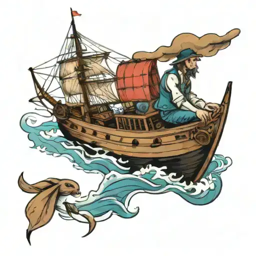 Seafarer On Ship Who Loves Travel