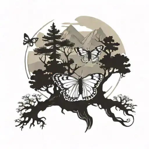 Butterfly Mountain Tree
