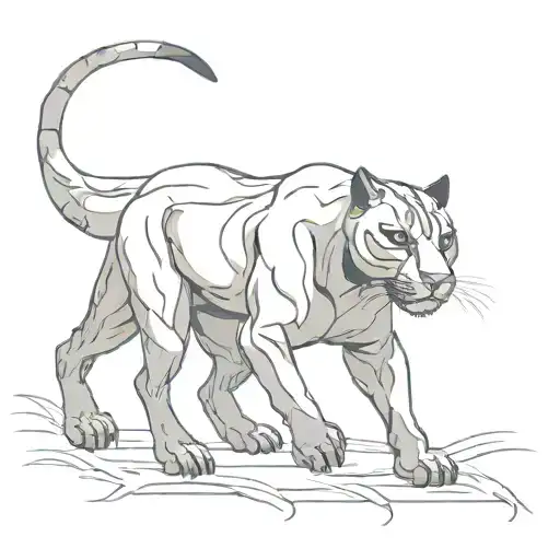 Black Panther Walking