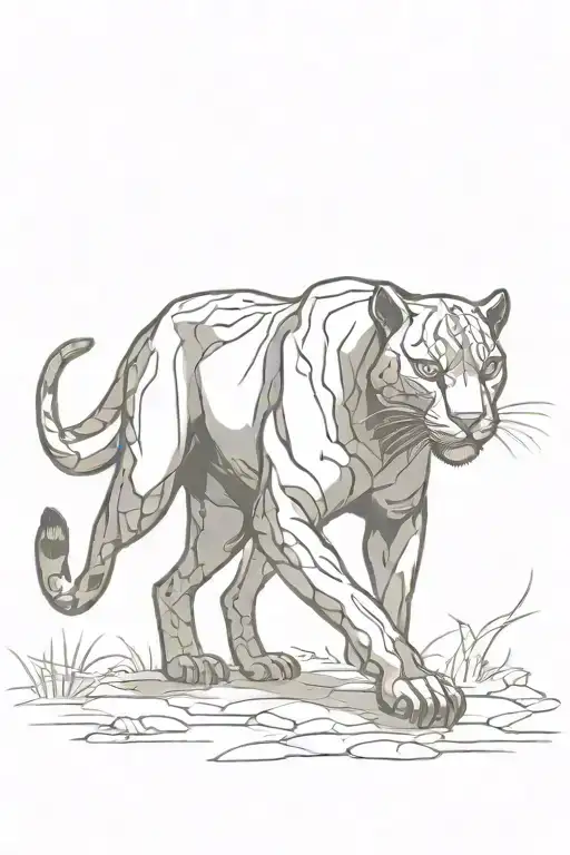 Black Panther Walking