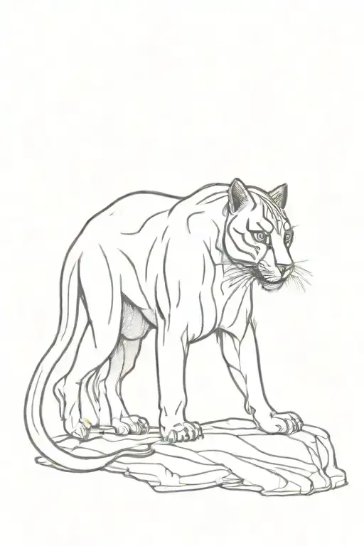 Black Panther Walking