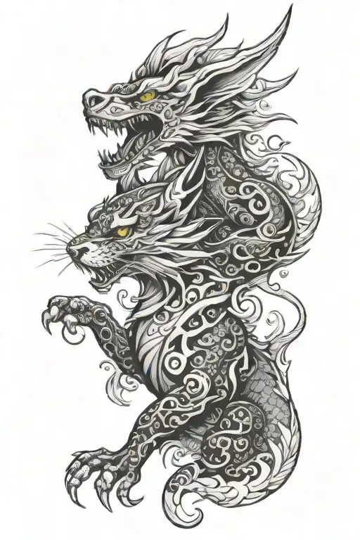 Dragon Wolf Cat