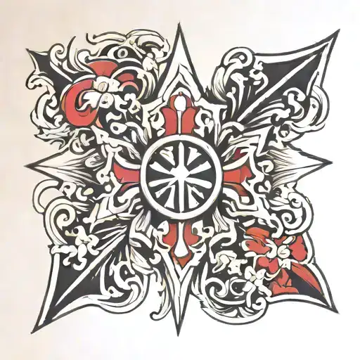 Hawaiian Maltese Cross