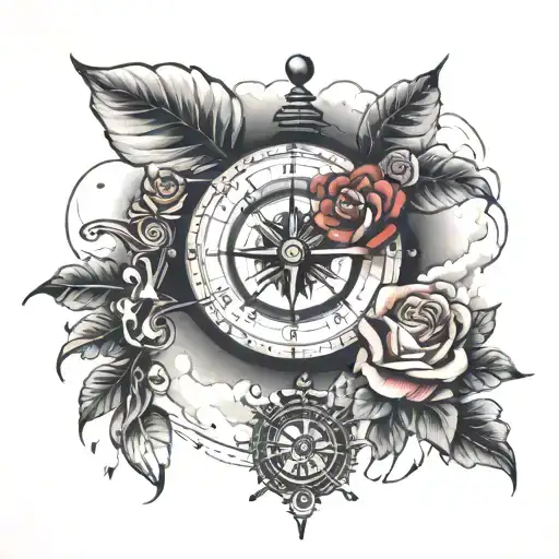 Sundays Through Clouds With A Compass And Eyes And Roses And Clouds