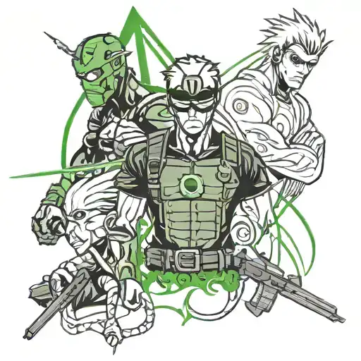Splinter Cell And Naruto And Death Note