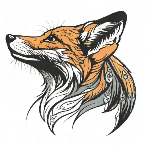 Fox Profile Looking Up