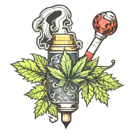 Weed Leaf Smoke Lighter