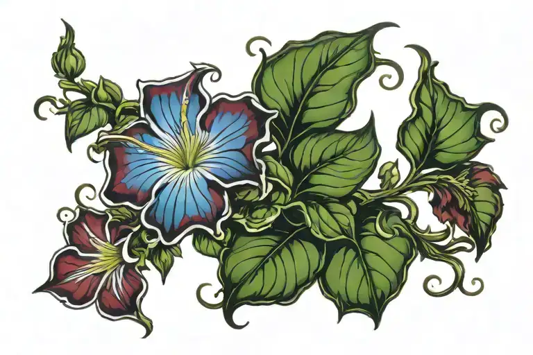 Bloody Morning Glory Vine