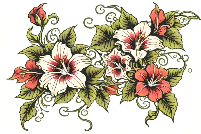 Bloody Morning Glory Vine