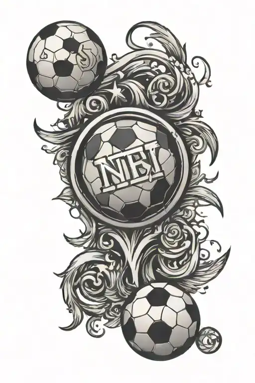 Soccer Ball With Roman Numeral