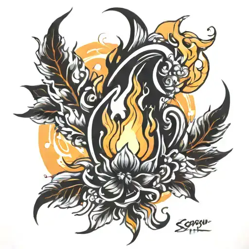 Scopian On Fire Flames