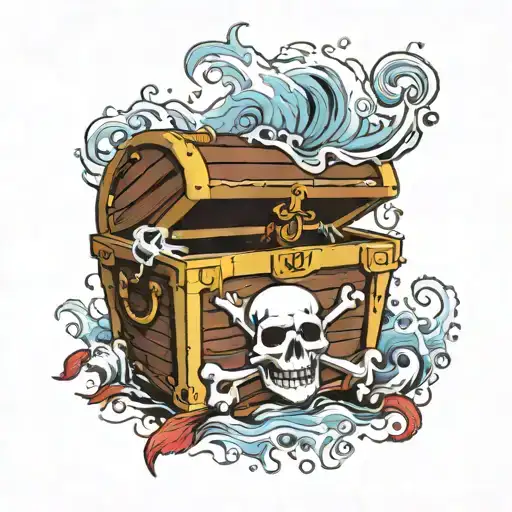 Davey Jones Pirate Treasure Chest
