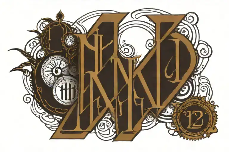 Roman Numeral Dates Arranged