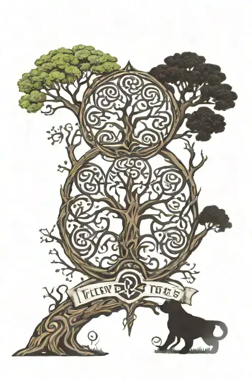 Family Tree Irish Tribal Symbols