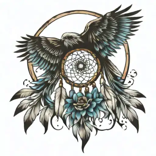 Broken Dream Catcher Made From Lilys