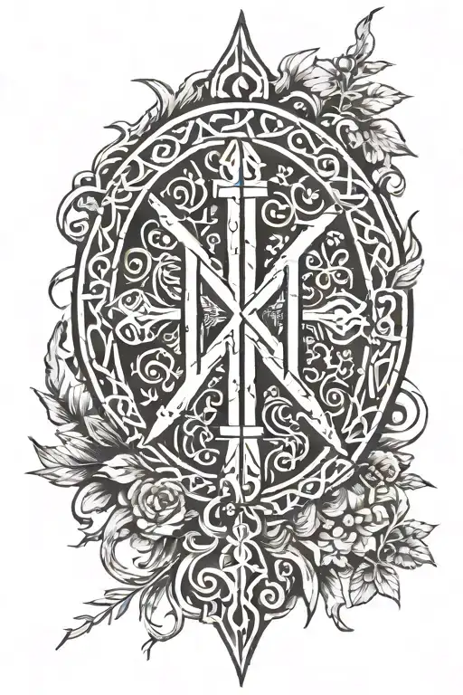 Slavic Rune Peace And Inside It Is A Warrior