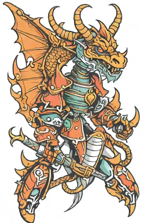 Dragon Robot Court Jester Female